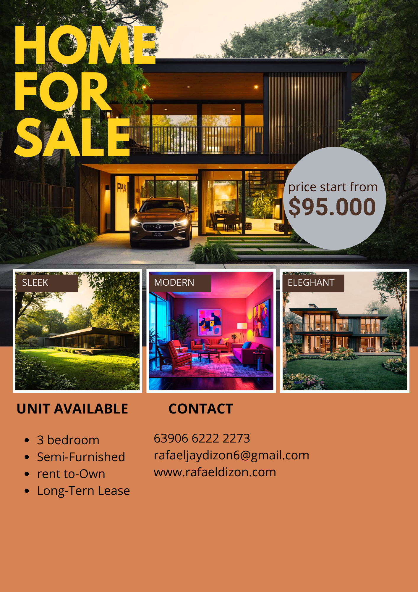Home For Sale Flyer